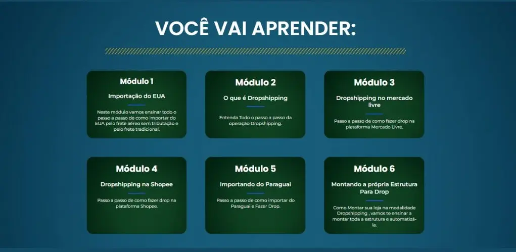 Curso de Dropshipping: 5 Estratégias Explosivas para Alavancar Seus Ganhos 6 Curso de Dropshipping 1