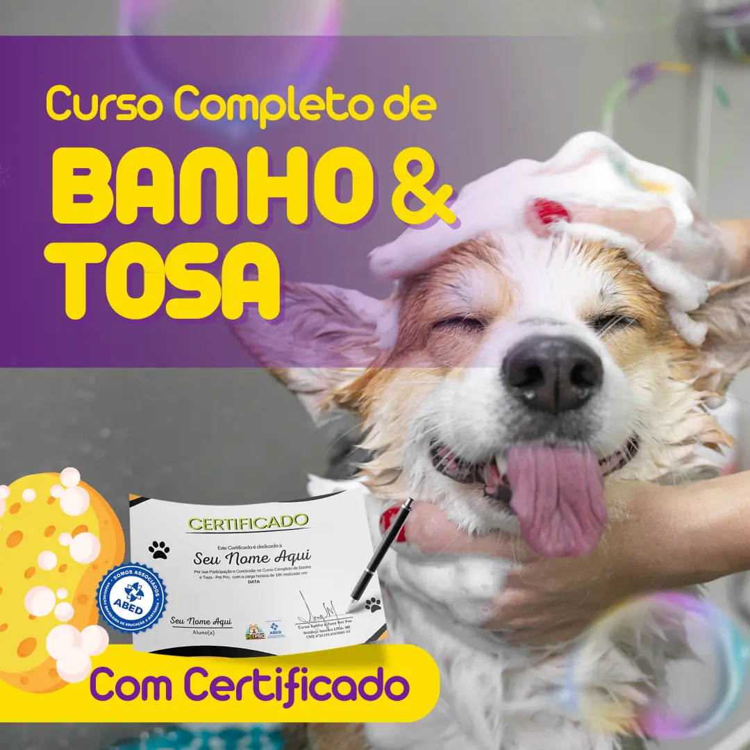 Curso de Banho e Tosa Curso de Banho e Tosa